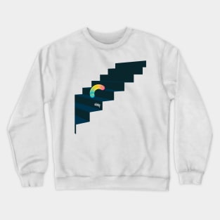 Slinky Little Staircase Crewneck Sweatshirt